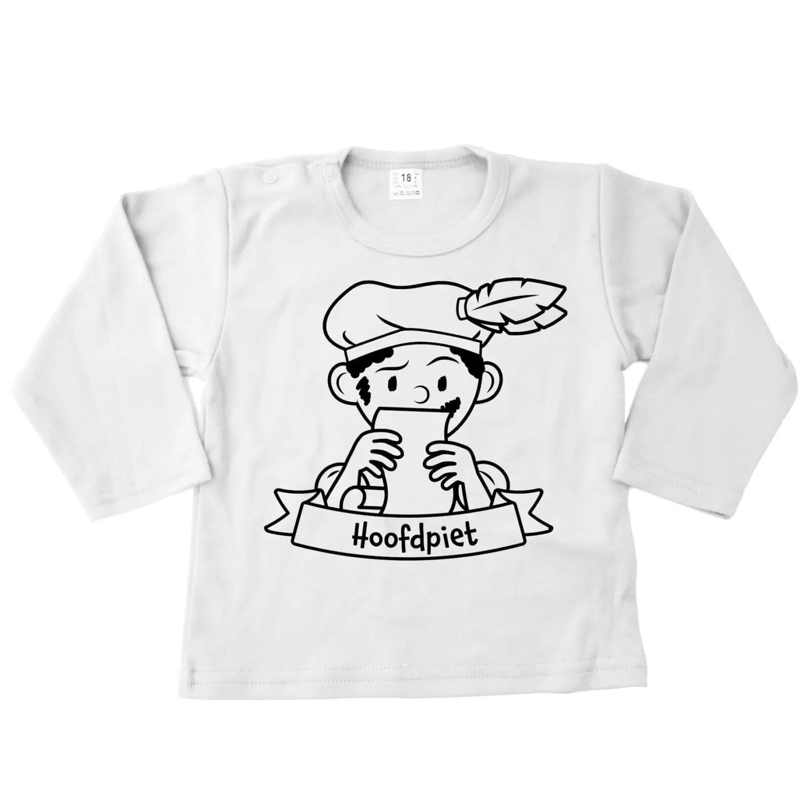 shirthoofpietwj Shirt - Hoofdpiet - Afbeelding 1