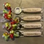 Fles- Bieropener Hout Carnaval - Afbeelding 2
