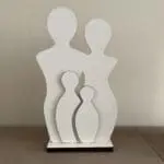 Bokaal - Papa, Mama met 2 kinderen